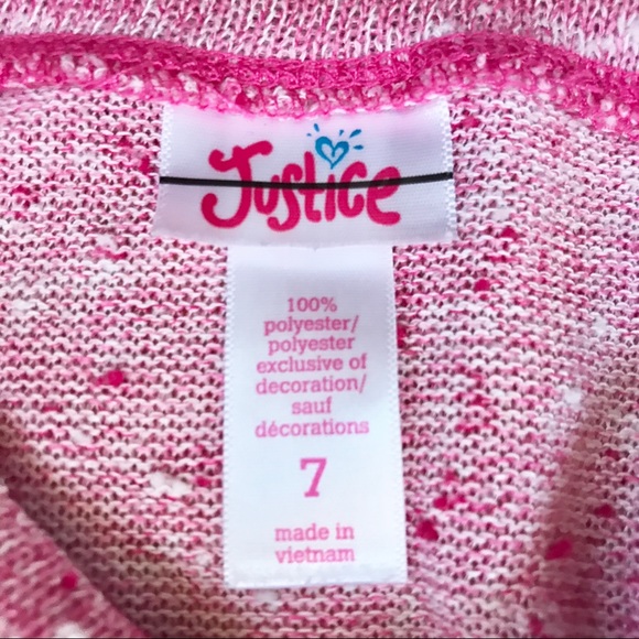 Girls size 7 Justice EUC  t-shirt - Picture 2 of 2